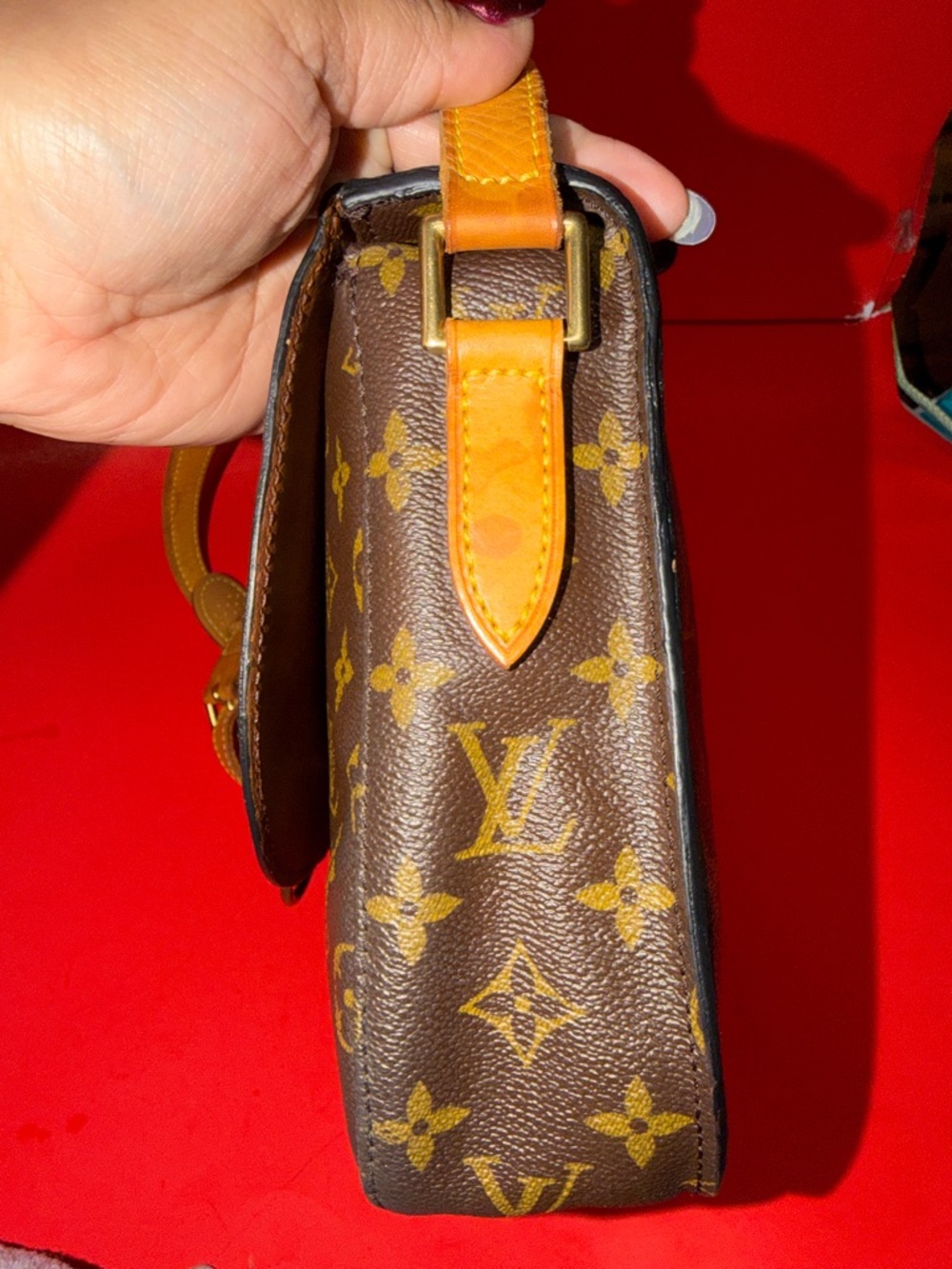 Louis Vuitton Brown Monogram Saint Cloud Crossbody Bag - Picture 5 of 11
